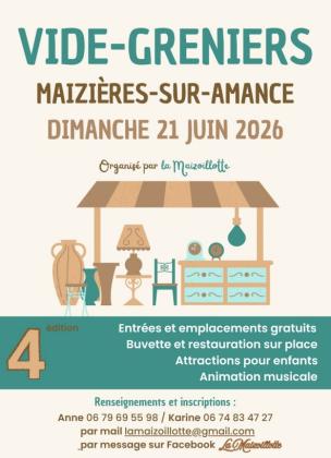 Vide-greniers - Maizières-sur-Amance