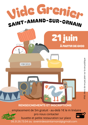 Brocante, Vide-greniers - Saint-Amand-sur-Ornain