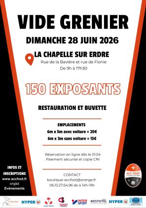 Vide-greniers - La Chapelle-sur-Erdre