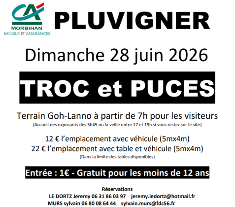 Troc et puces - Pluvigner