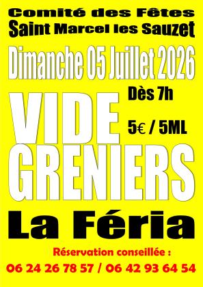 Vide-greniers - Saint-Marcel-lès-Sauzet