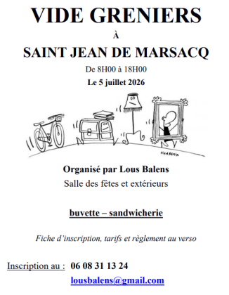 Vide-greniers - Saint-Jean-de-Marsacq