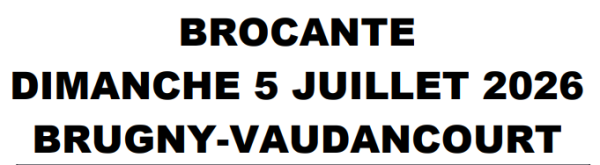 Brocante, Vide-greniers - Brugny-Vaudancourt