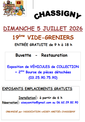 Vide-greniers - Chassigny