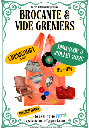 Brocante, Vide-greniers - Chenicourt