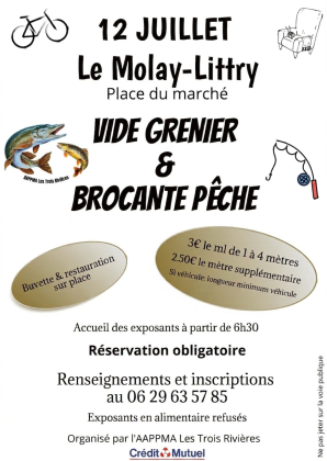 Brocante pêche, vide-greniers - Le Molay-Littry