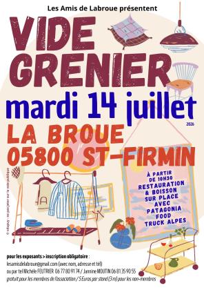 VIDE GRENIER DES AMIS DE LA BROUE