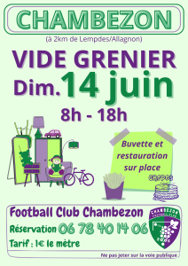 Vide-greniers - Chambezon