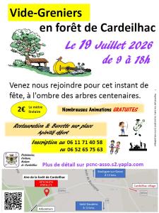 Vide greniers de la fête de la forêt à Cardeilhac