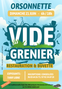 Brocante, Vide-greniers - Orsonnette