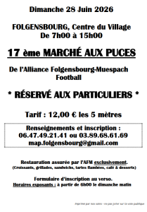Marché aux puces - Folgensbourg