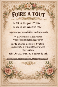 Foire à tout - Yvetot