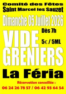 Vide-greniers - Saint-Marcel-lès-Sauzet
