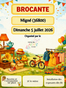 Brocante, Vide-greniers - Migné