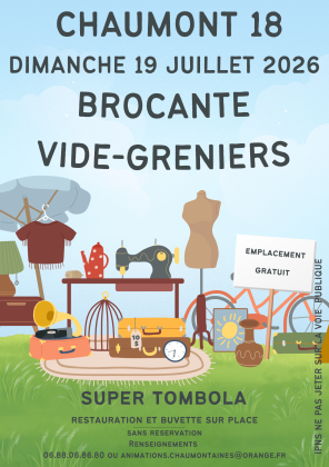 Brocante, Vide-greniers - Chaumont