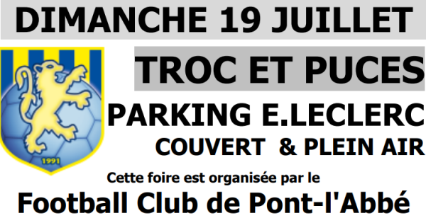Troc et puces - Pont-l'Abbé
