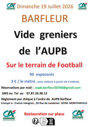 Brocante, Vide-greniers - Barfleur