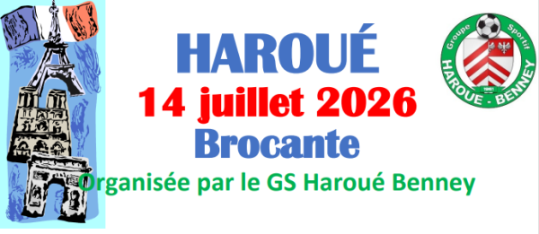 Brocante, Vide grenier - Haroué