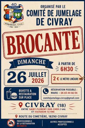 Brocante, Vide-greniers - Civray