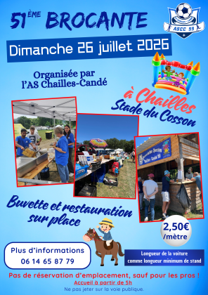 Vide-greniers - Chailles