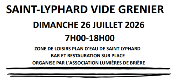Vide-greniers - Saint-Lyphard