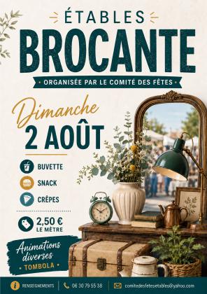 Brocante, Vide-greniers - Étables