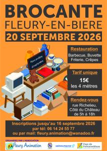 38eme Brocante de Fleury en Bière