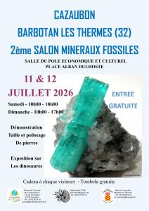 2ème Salon Minéraux Fossiles Bijoux - Cazaubon