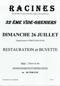 Vide-greniers - Racines