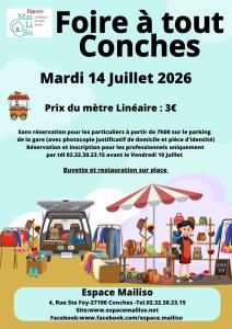 foire à tout - Conches-en-Ouche
