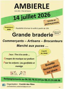 Brocante, Vide grenier - Ambierle