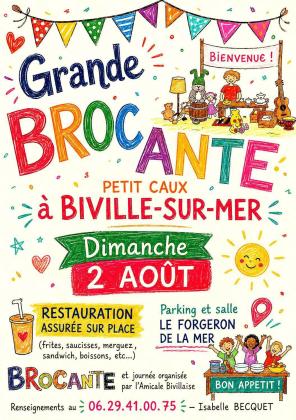 Grande brocante à Biville sur Mer