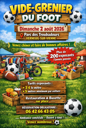Vide-greniers - Verneuil-sur-Vienne