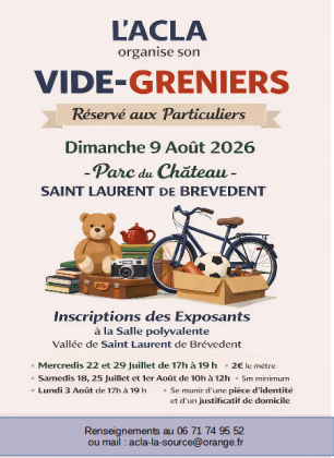 Vide-greniers - Saint-Laurent-de-Brévedent