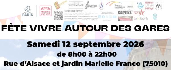 Fête Vivre Autour Des Gares - 4e édition, vide-greniers, concerts, animations