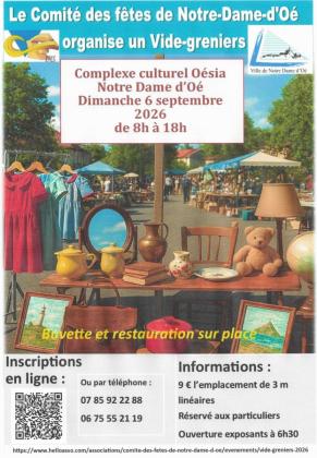 Vide-greniers - Notre-Dame-d'Oé