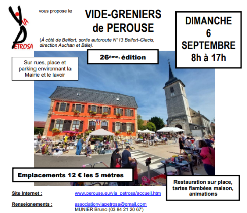 Vide-greniers - Pérouse