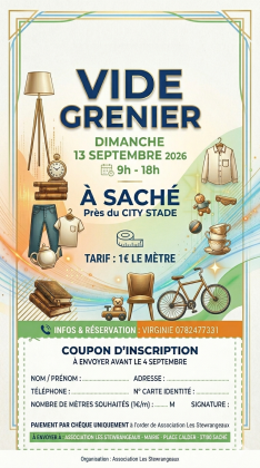 Vide-greniers - Saché