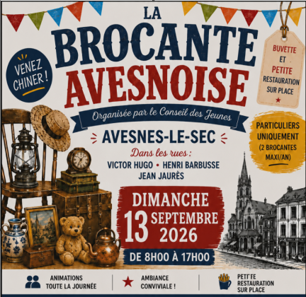 Vide-greniers - Avesnes-le-Sec