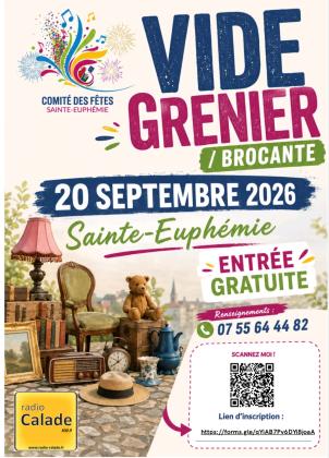 Vide-greniers - Sainte-Euphémie