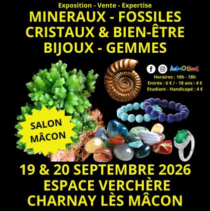 Salon Minéraux Fossiles Cristaux - Charnay-lès-Mâcon