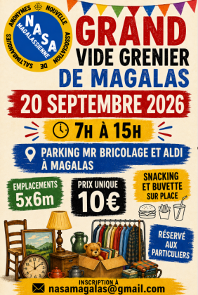 Vide-greniers - Magalas