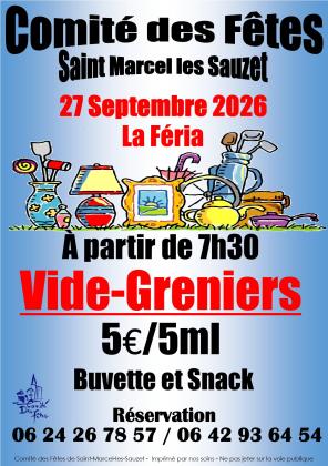 Brocante, Vide-greniers - Saint-Marcel-lès-Sauzet