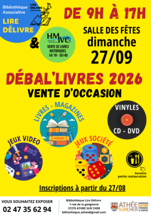 Débal'Livres - Athée-sur-Cher