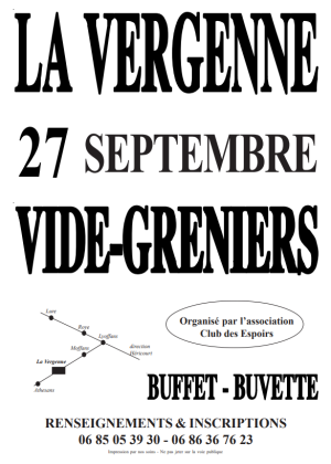 Vide-greniers - La Vergenne