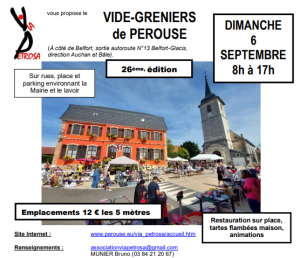 Vide-greniers - Pérouse