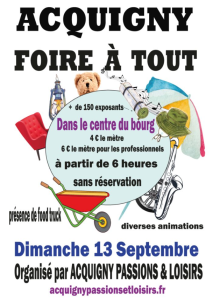 foire à tout - Acquigny