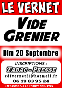 Vide-greniers - Vernet
