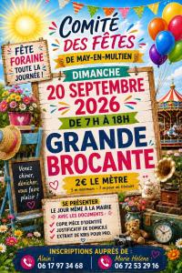 Brocante, Vide-greniers - May-en-Multien