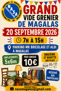 Vide-greniers - Magalas